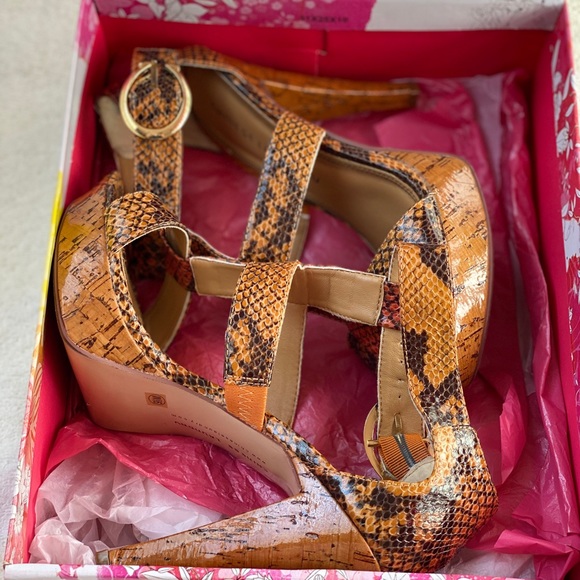 Leopard sandals by Chinese Laundry Size 9.5 w/BOX - Picture 9 of 16